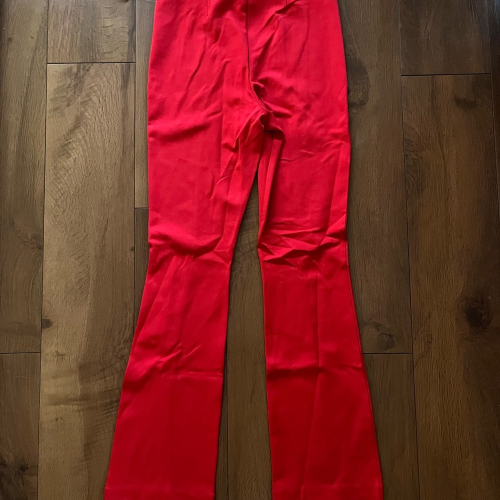 NWT GAP Women's Red Legging Style Tailored Work Pant - Picture 3 of 4